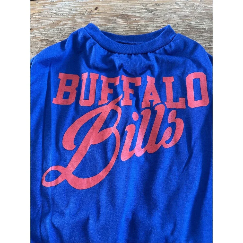 Buffalo Bills Dog Shirt Size L NFL Football Pet Jersey Blue Dogs Pets Mafia